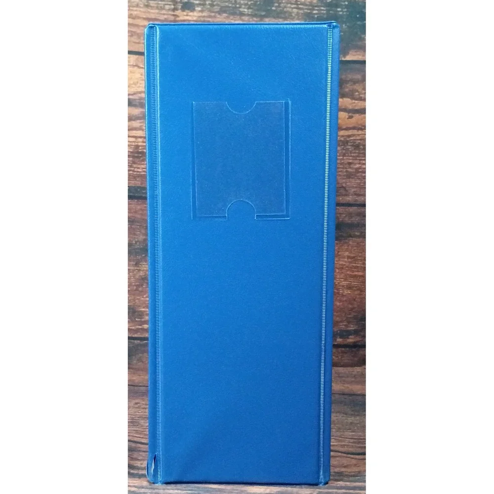 Wilson Jones 4 Inch 3 Ring Binder Blue Round Ring Vinyl Office Storage